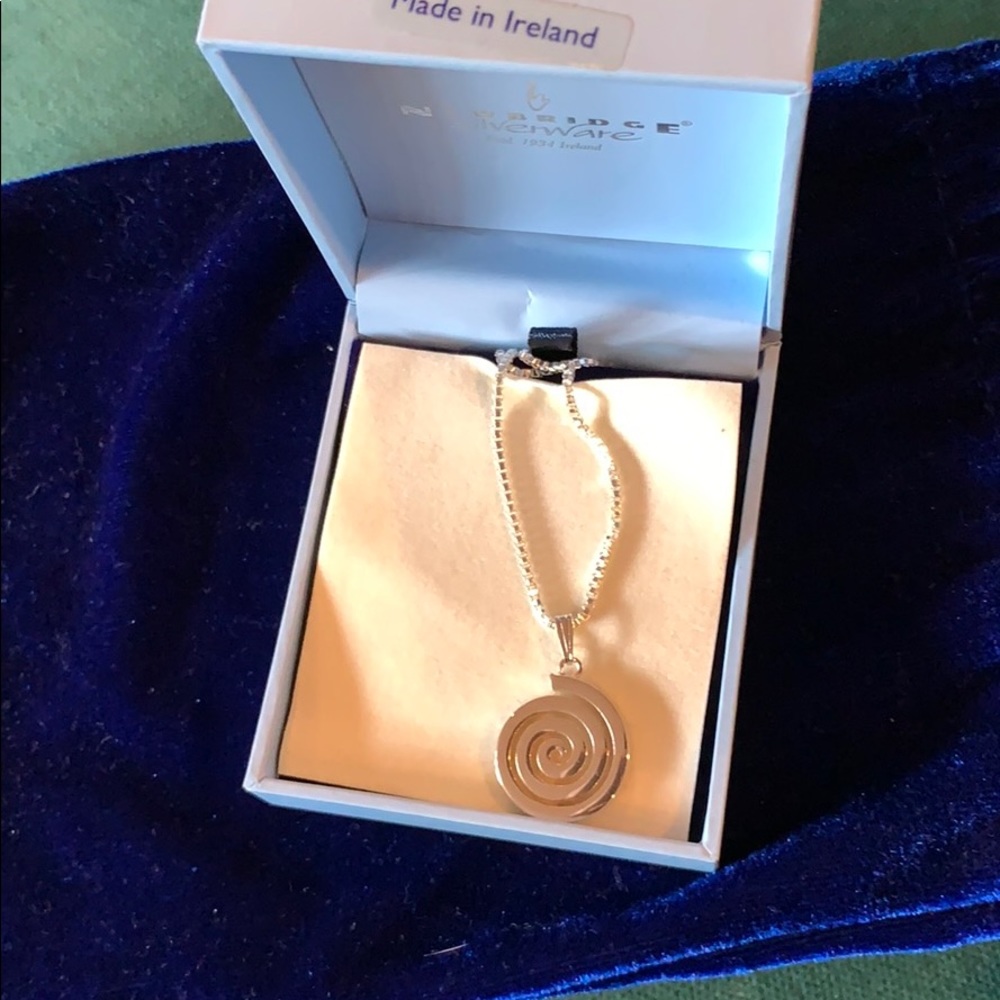Silver pendant necklace from Ireland!